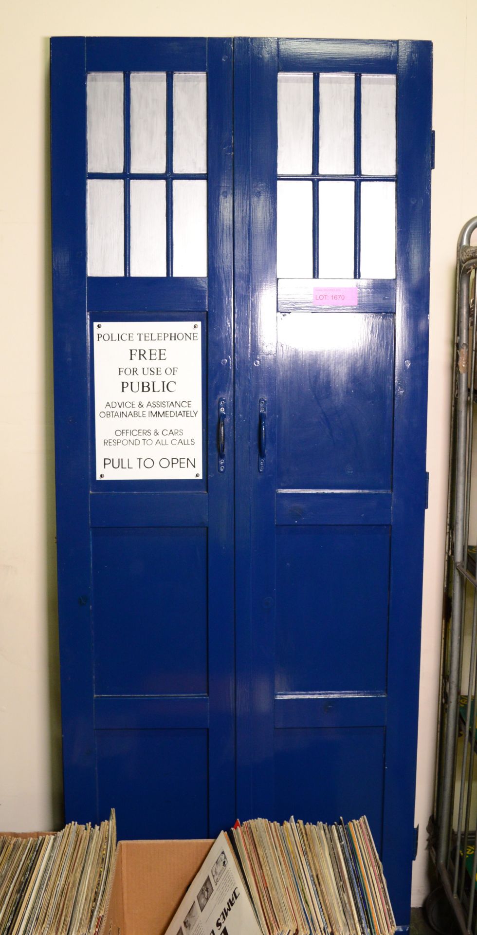 Dr Who TARDIS Door - To replace household internal door 6'6" x 2'x6".