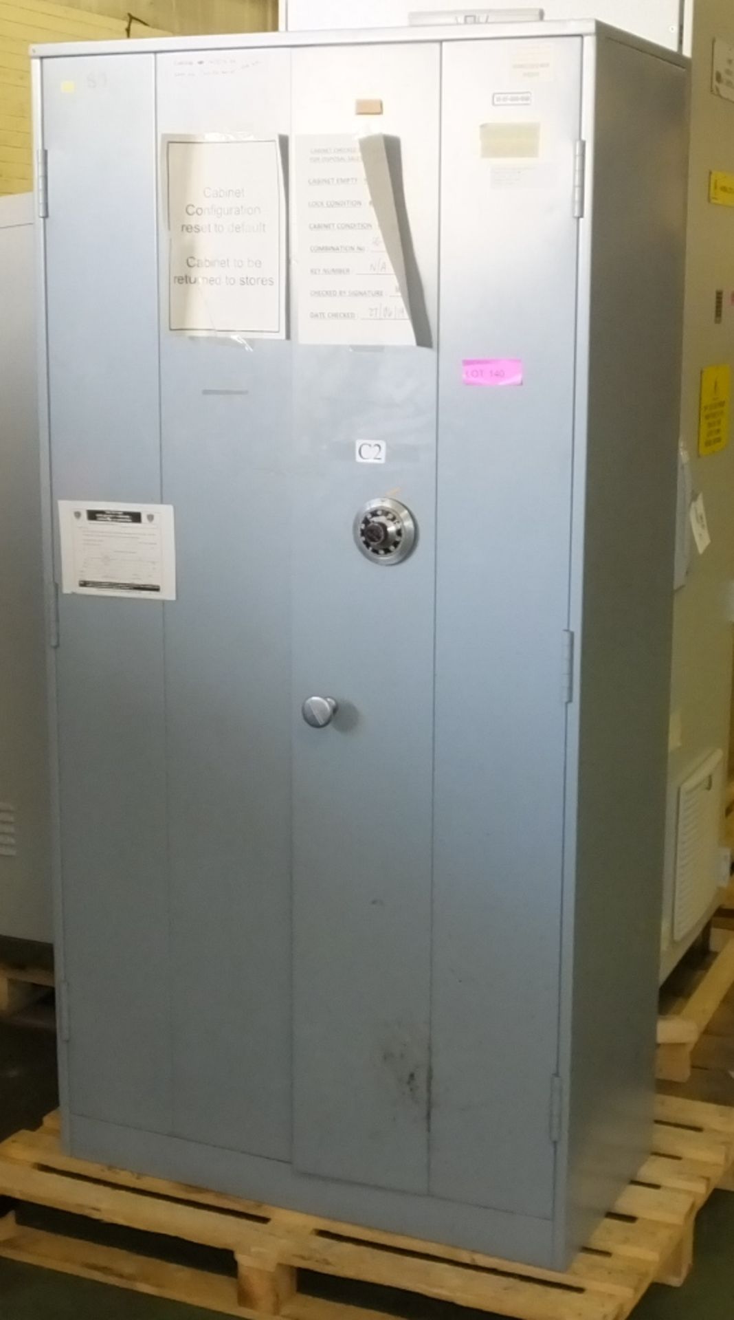 Double Door Cabinet with Combination Lock L920 x W450 x H1830mm