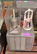 Twin Refrigerated Drinks Dispenser - Spares or repair.