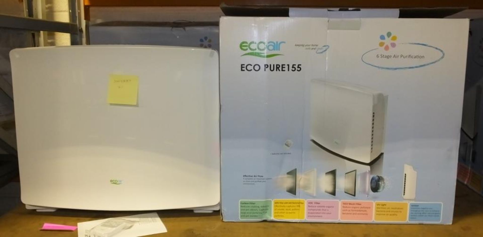 Ecoair Eco Pure 155 Air Purifier 6-Stage