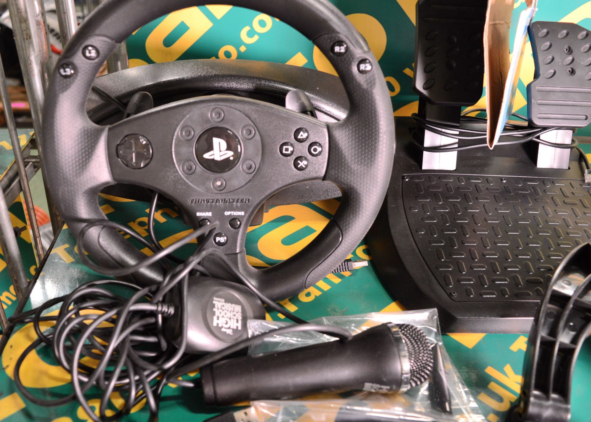 Thrustmaster PS4 Steering Wheel & Disney Microphone. - Image 2 of 2