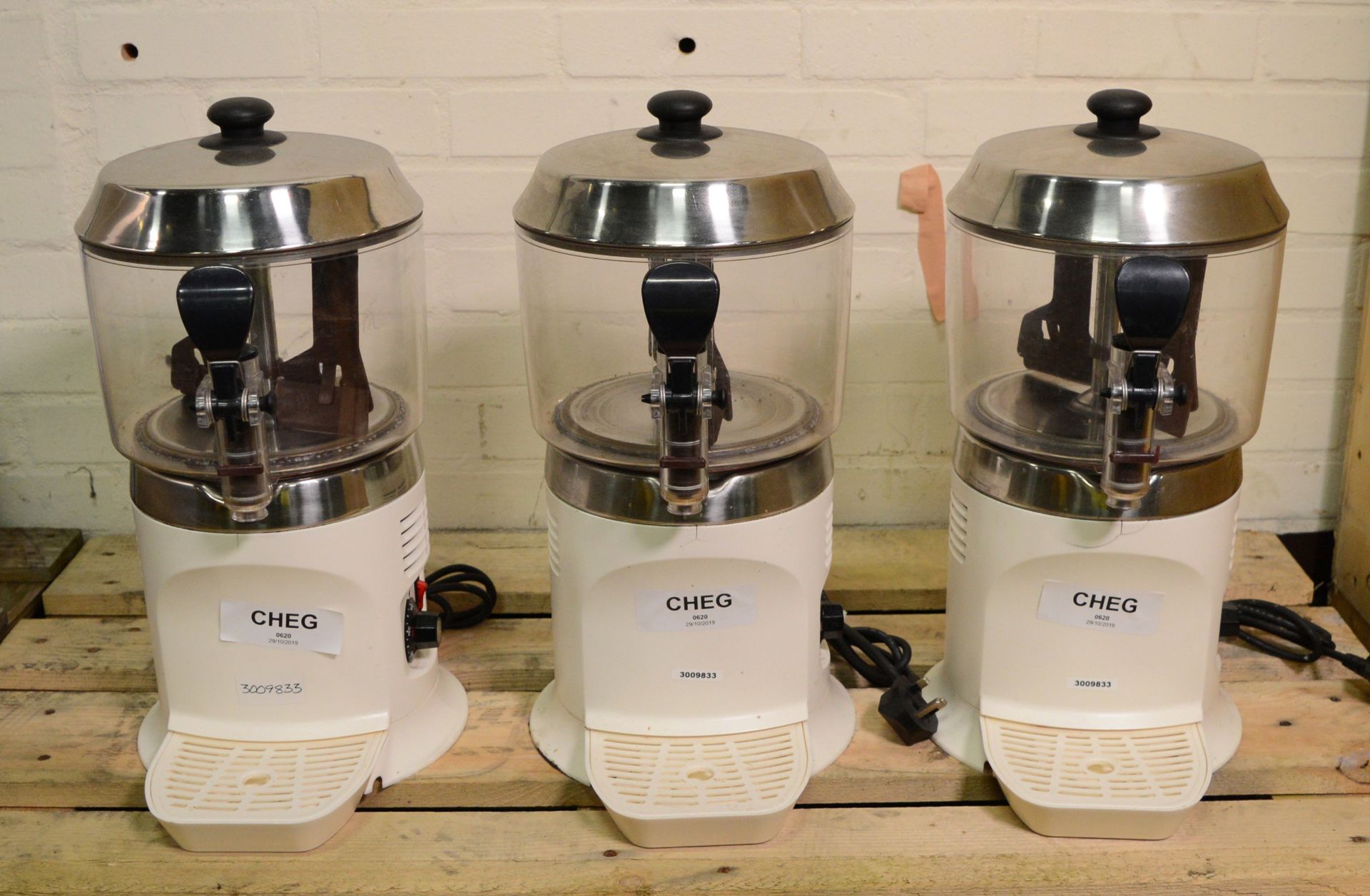 3x JM Posner Hot Chocolate & Sauce Maker 5ltr.