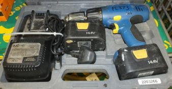 Draper 14.4v Cordless Combi-Drill - Charger & Case