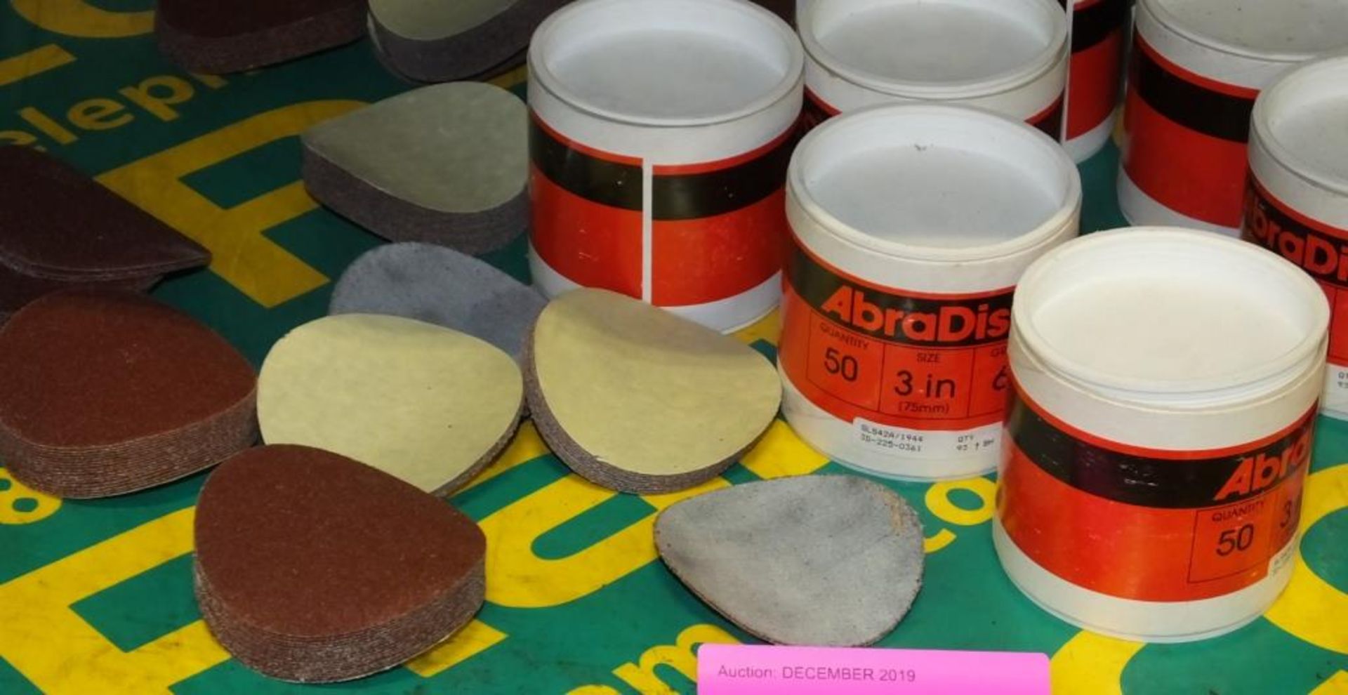 Abradisc Sanding Discs - Size 75mm Grit Size 60 - Image 2 of 2