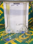 Laboratory Glassware Conical Flasks - COLLECTION ONLY