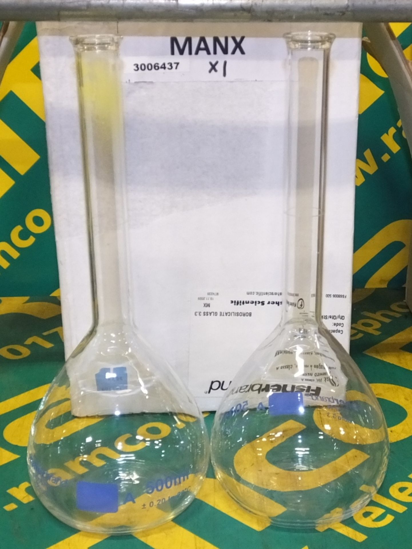 Laboratory Glassware Conical Flasks - COLLECTION ONLY