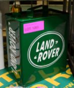 Rectangular Land Rover Oil Can.