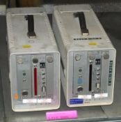 2x Harwell 6000 9202-1 Electronic Counter Units