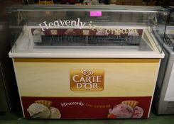 Refrigerated Ice Cream Scoop Counter W1400mm.