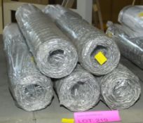 5x Rolls of Galvanised Chicken Wire W 0.6m x L10m