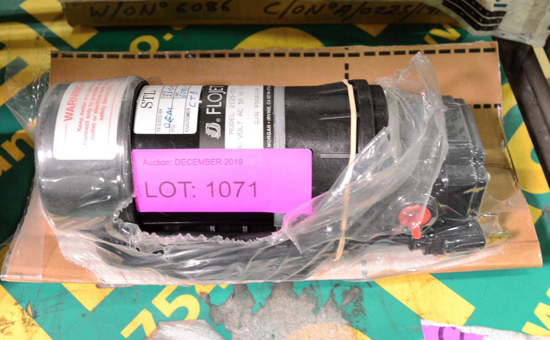 STL Flojet 2121-330 24V Pump.