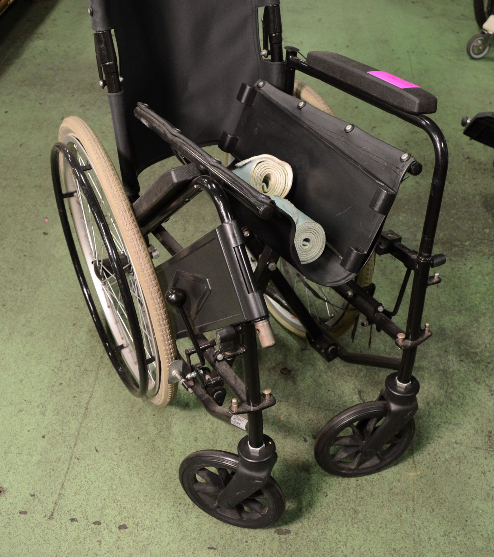 Folding Wheelchair. - Image 2 of 2