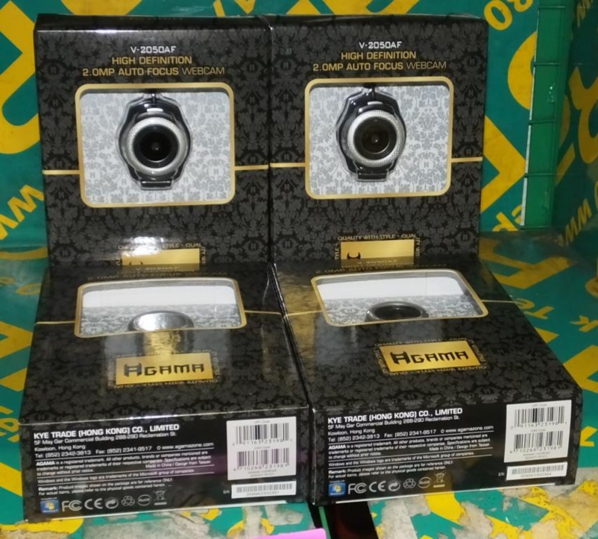 4x V-2050AF High Definition 2.OMP Auto Focus Webcams