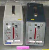 2x Harwell 6000 9202-1 Electronic Counter Units