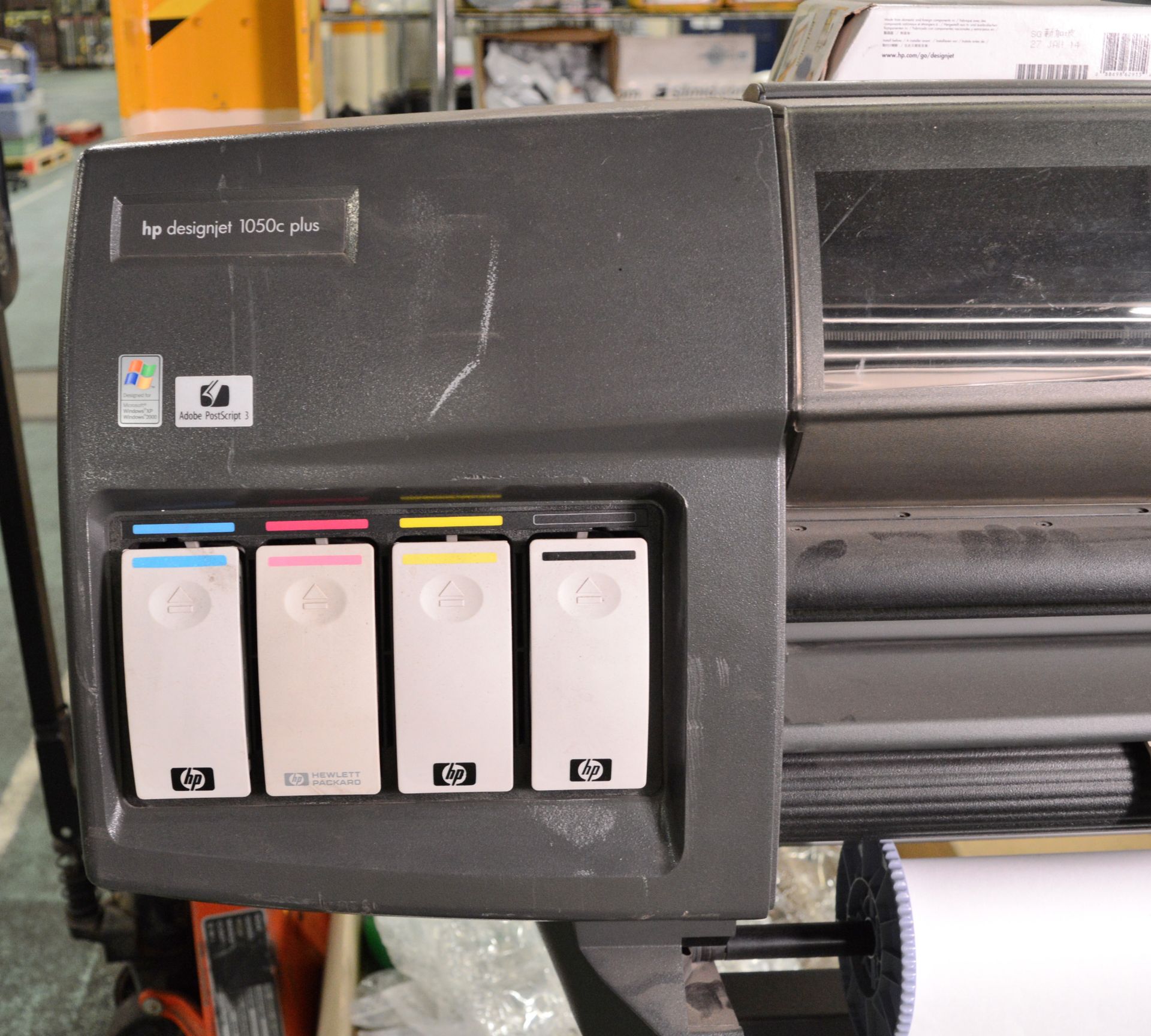 HP Designjet 1050c Plus Printer & Ink Cartridges. The 1050c is a high-performance, high-sp - Image 2 of 11