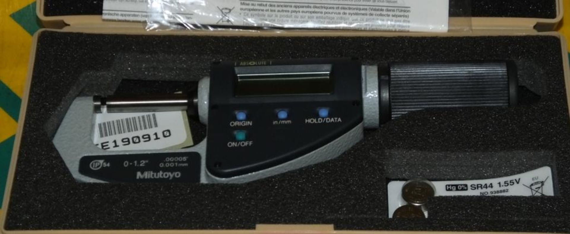 Mitutoyo Digital Micrometrer - Image 2 of 2