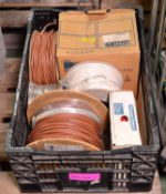 Various Reels of Copper Cable.