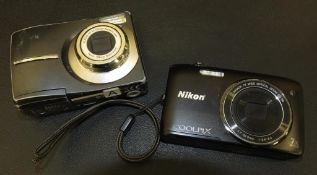 Digital Cameras - Nikon Coolpix S3500, Kodak Easy Share C C913