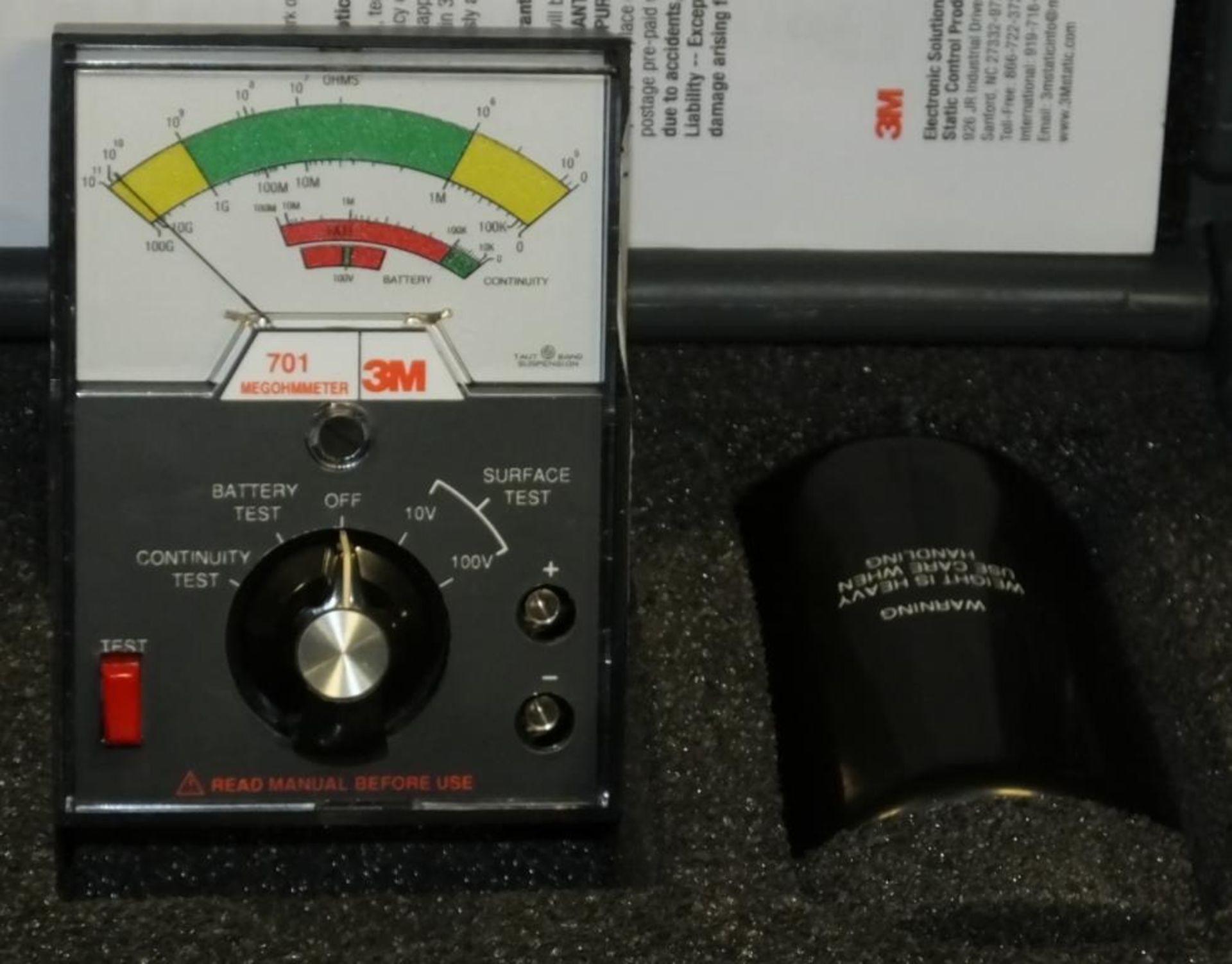 3M 701 Test Kit for Static Control Surfaces - Image 2 of 2