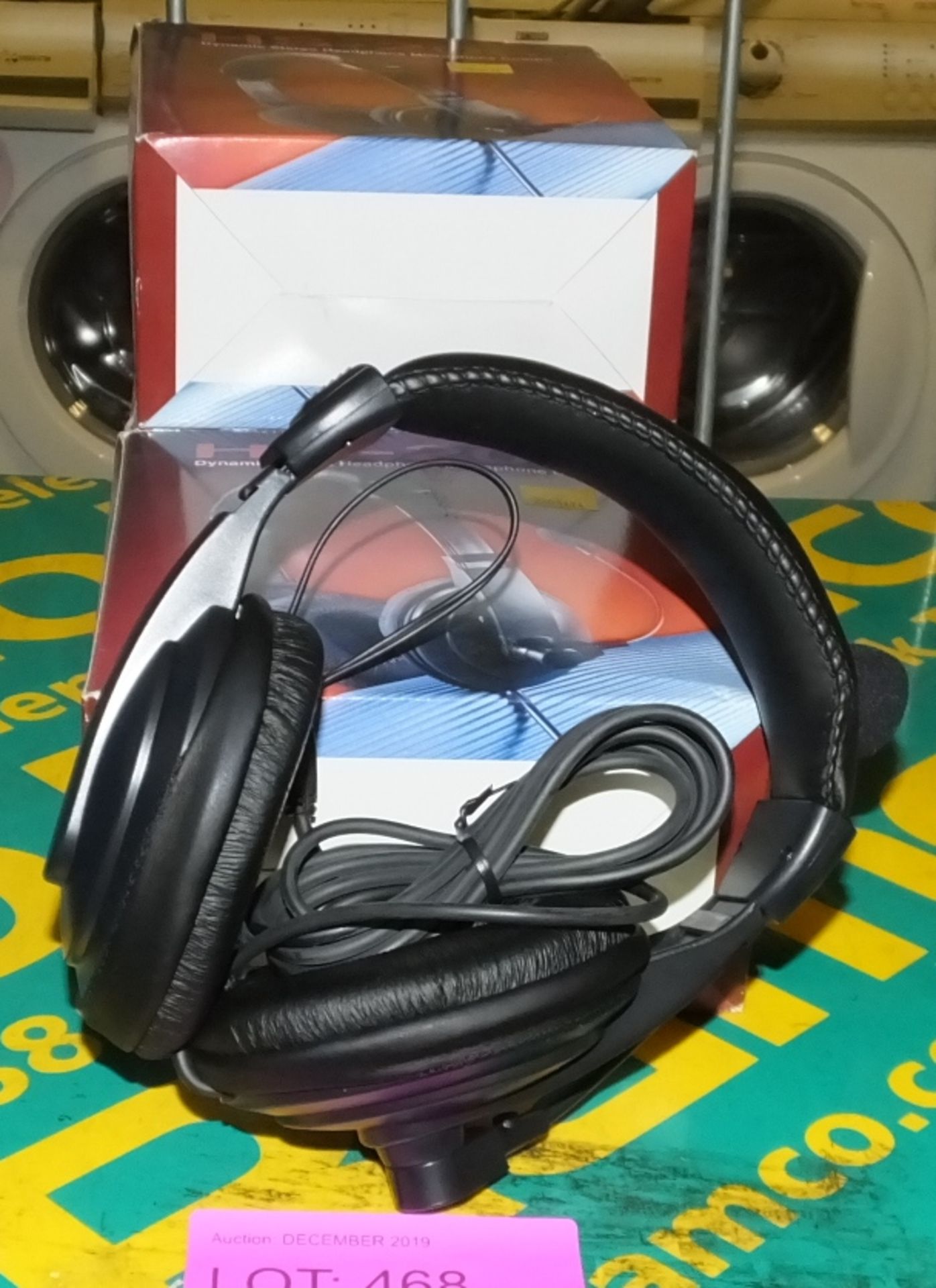 2x HS-206 Dynamic Combo Headphones