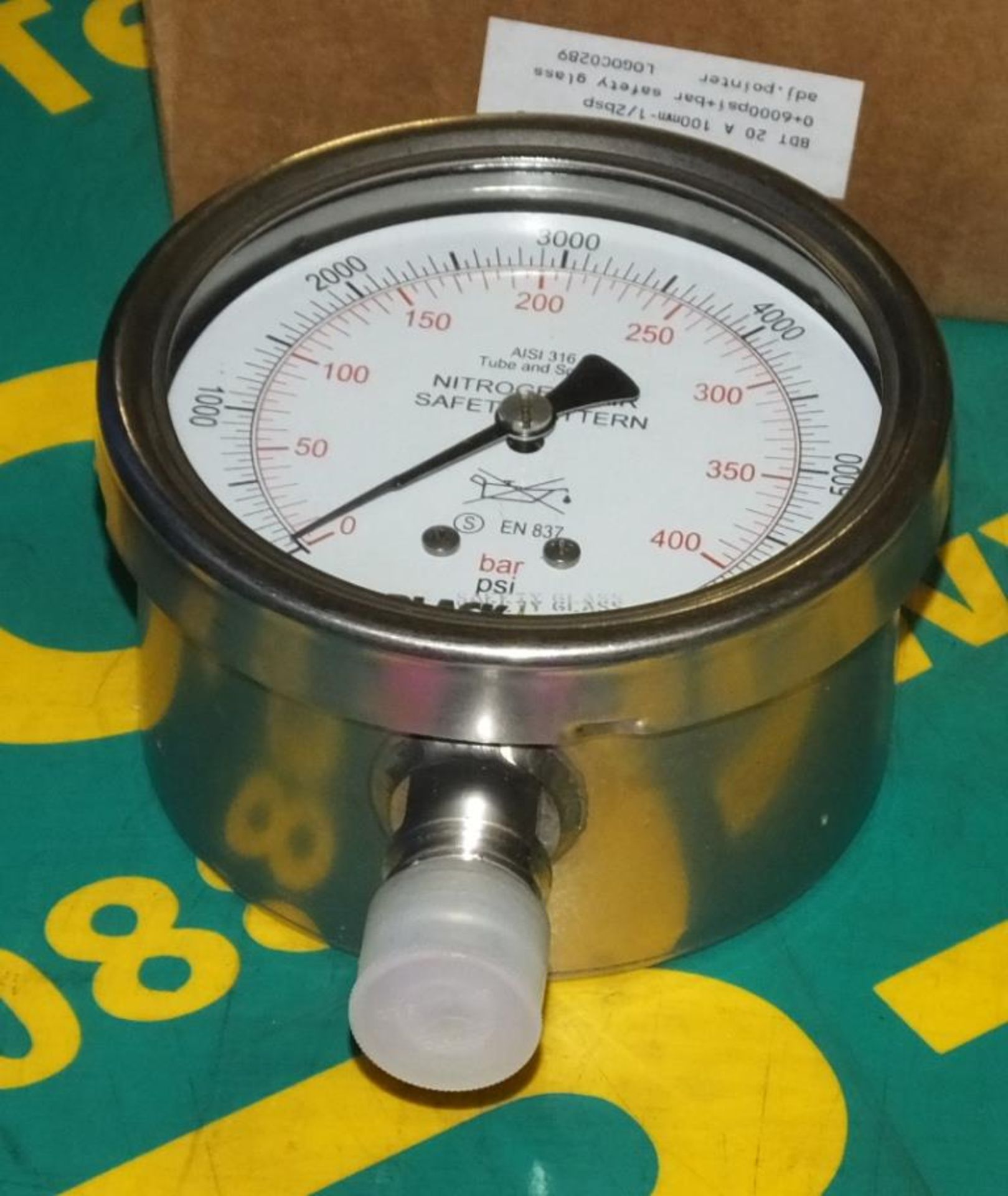 Gauge Pressure 4 400Bar N2/Air - Image 2 of 2