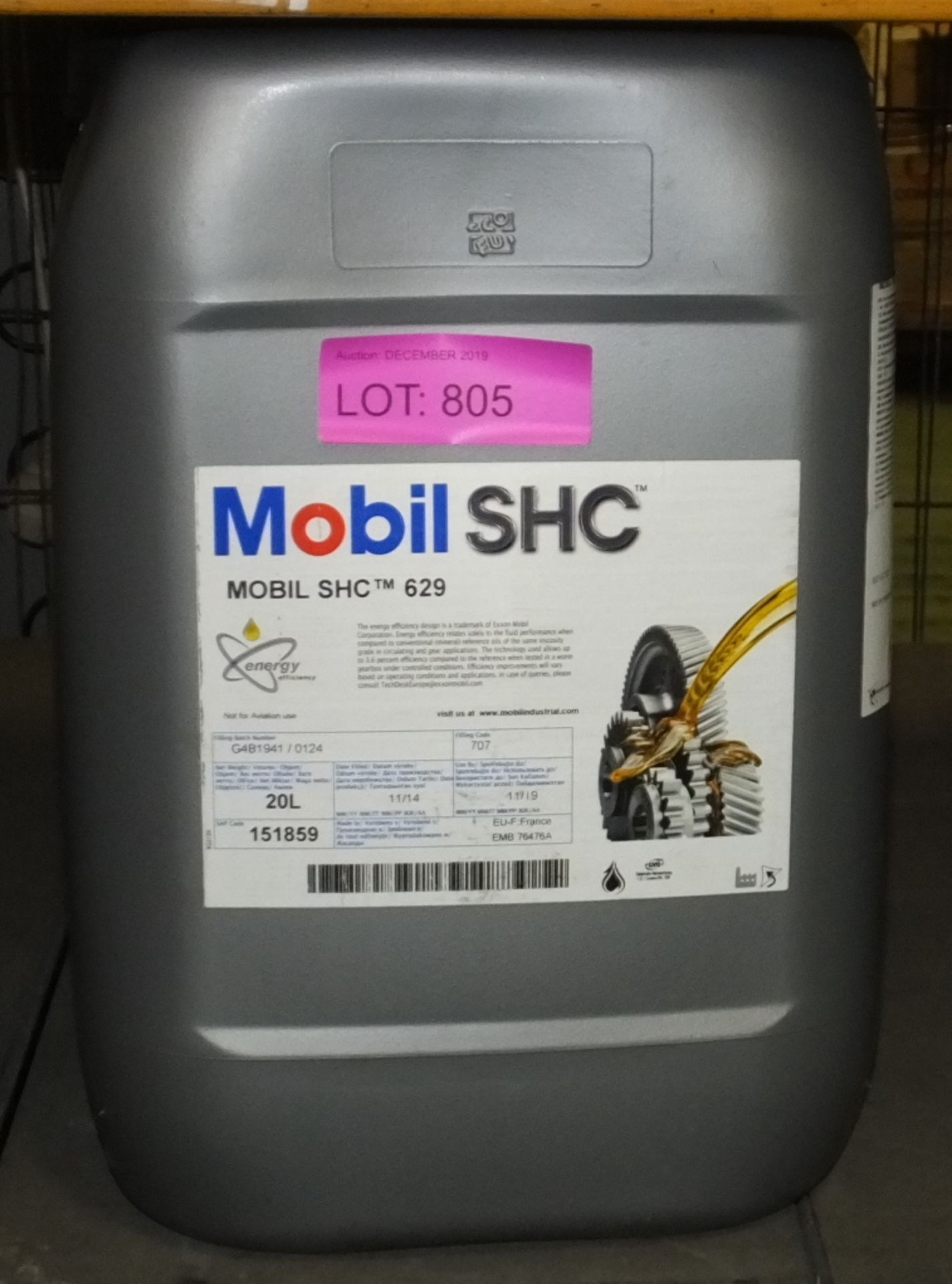 Mobil Oil - SHC 629 20Lt - COLLECTION ONLY