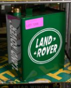 Rectangular Land Rover Oil Can.