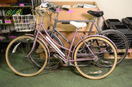 Raleigh 'His & Her's' Bicycles with 3 Speed Gearboxes.