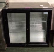 Polar Back Bar Cooler with Sliding Doors W900 x D520 x H900mm.