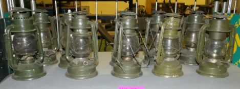 10x Parafin Lamps