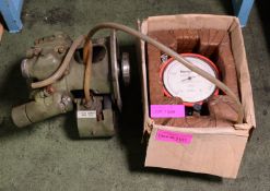 Fuel Pump Body with Primer Pump, Delivery Gauge.