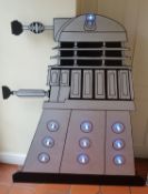 Dr Who Dalek Full Size Cut-Out with Working Lights.