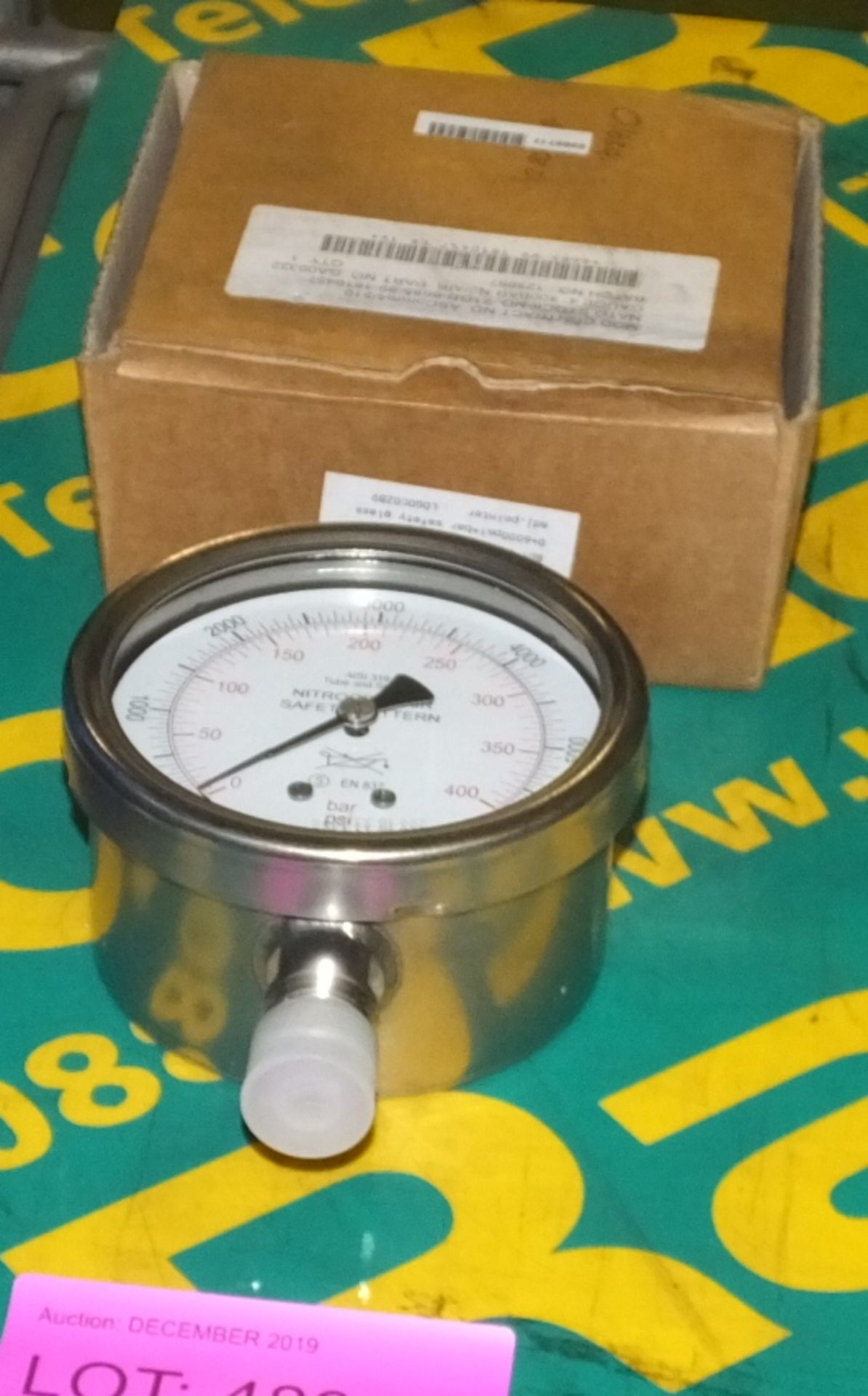 Gauge Pressure 4 400Bar N2/Air