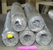 5x Rolls of Galvanised Chicken Wire W 0.6m x L10m