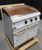 Heavy duty griddle smooth with cupboard, model RG7I200E, 3 phase, brand new & boxed
