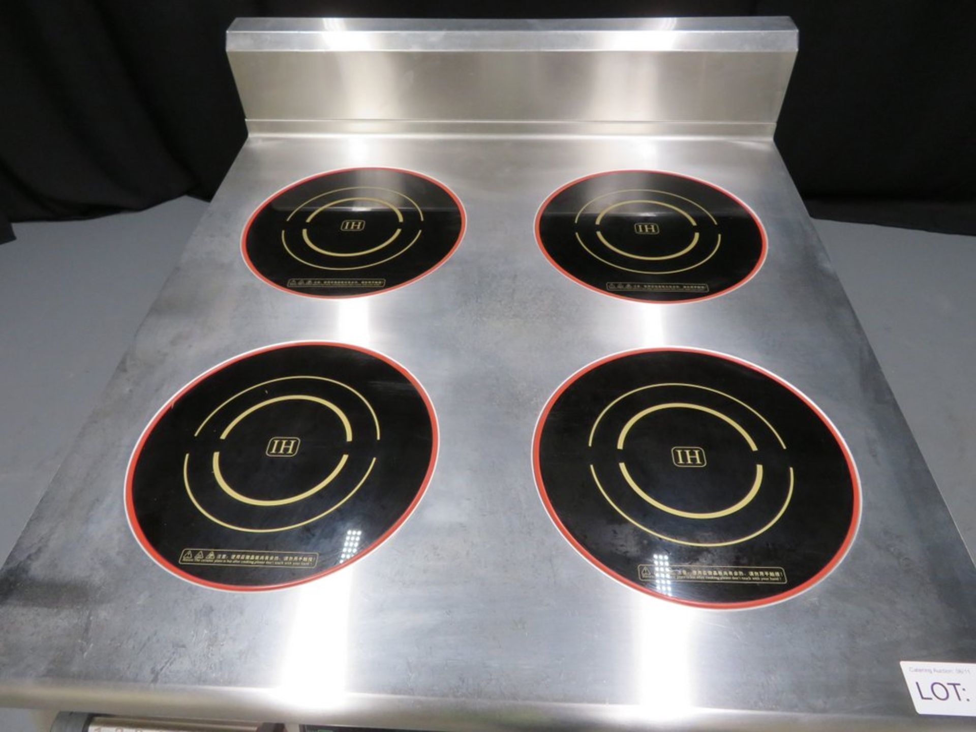 4 zone heavy duty induction hob with oven, 3 phase, brand new & boxed - Image 4 of 10