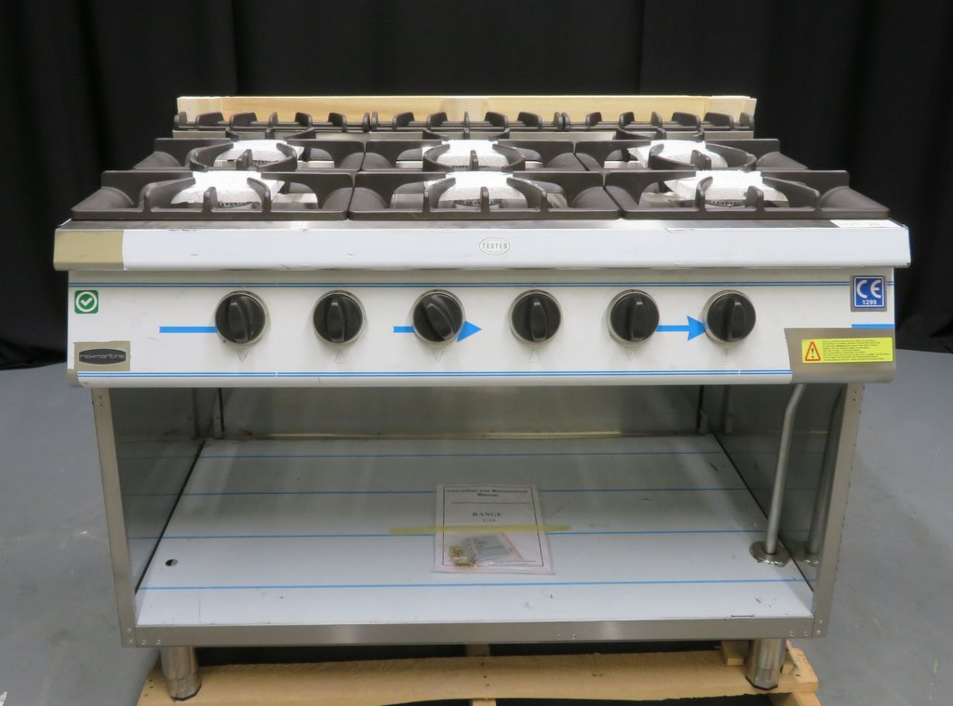 Heavy duty 6 burner boiling top, model G7K201G, gas, brand new & boxed - Image 2 of 10