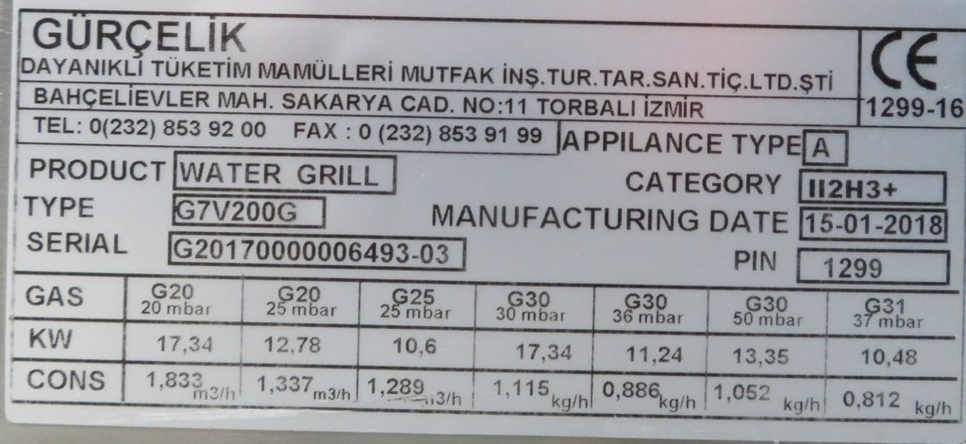 Heavy duty radiant chargrill with humidity feature, model G7V200G, gas, brand new no box - Image 12 of 12