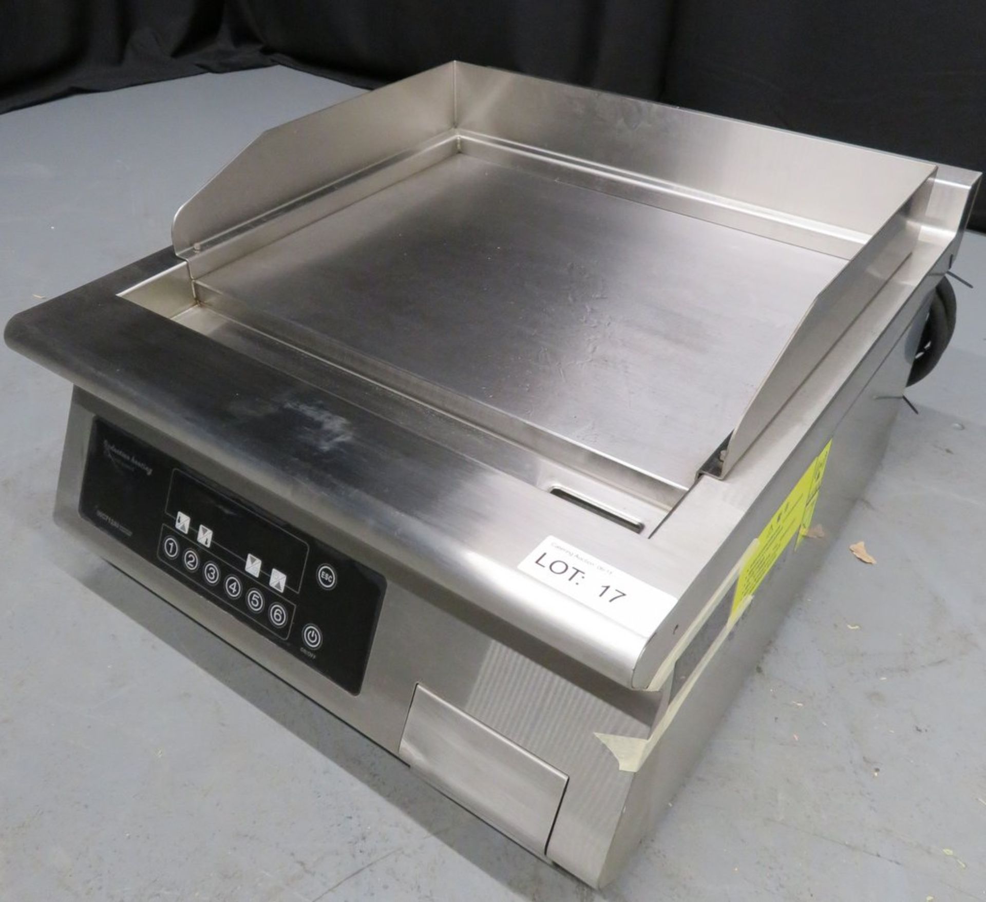 Heavy duty countertop induction griddle (smooth), model RDE-FG-6A, 3 phase, brand new & boxed - Image 3 of 9