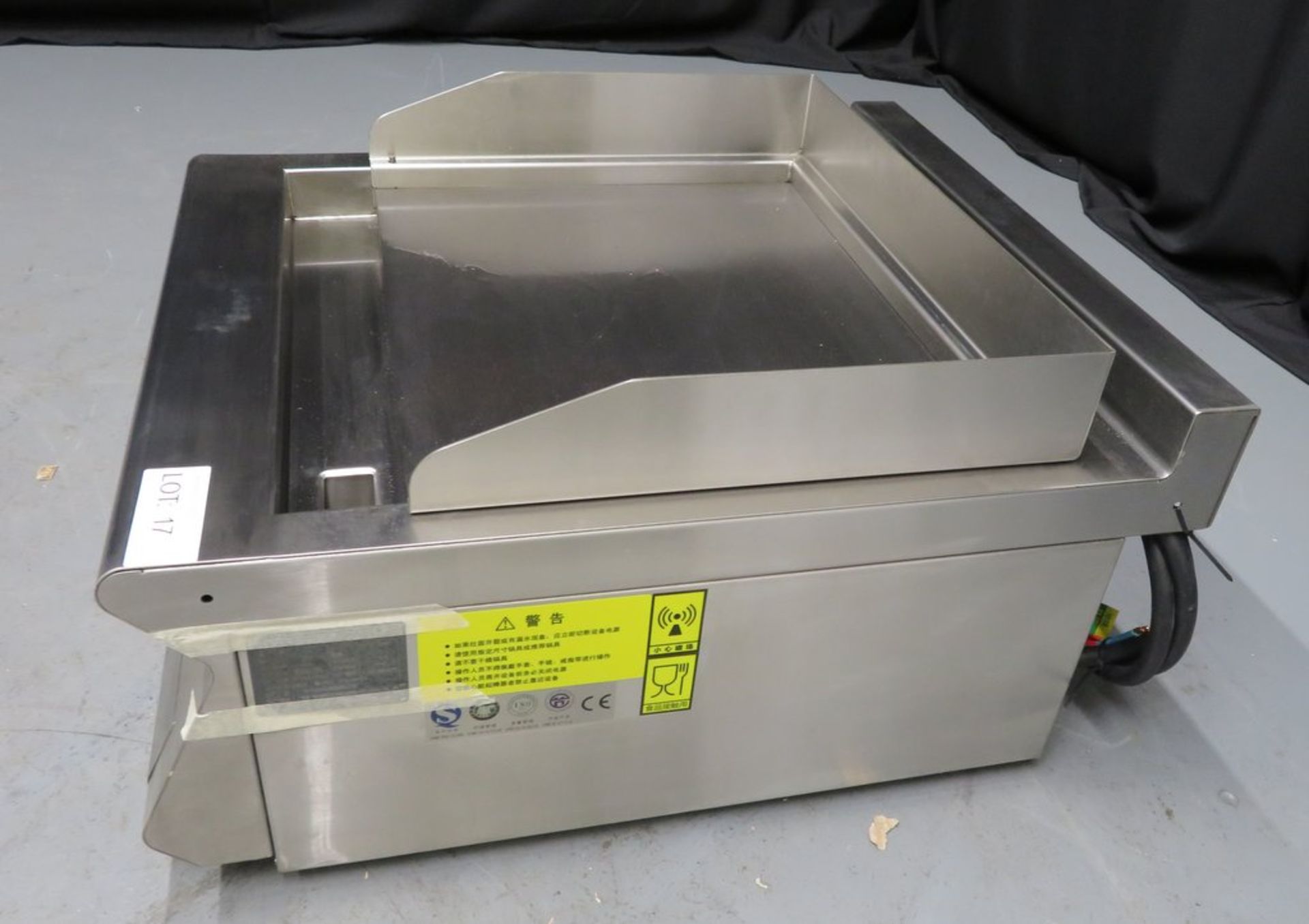 Heavy duty countertop induction griddle (smooth), model RDE-FG-6A, 3 phase, brand new & boxed - Image 8 of 9