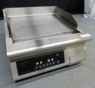 Heavy duty countertop induction griddle (smooth), model RDE-FG-6A, 3 phase, brand new & boxed