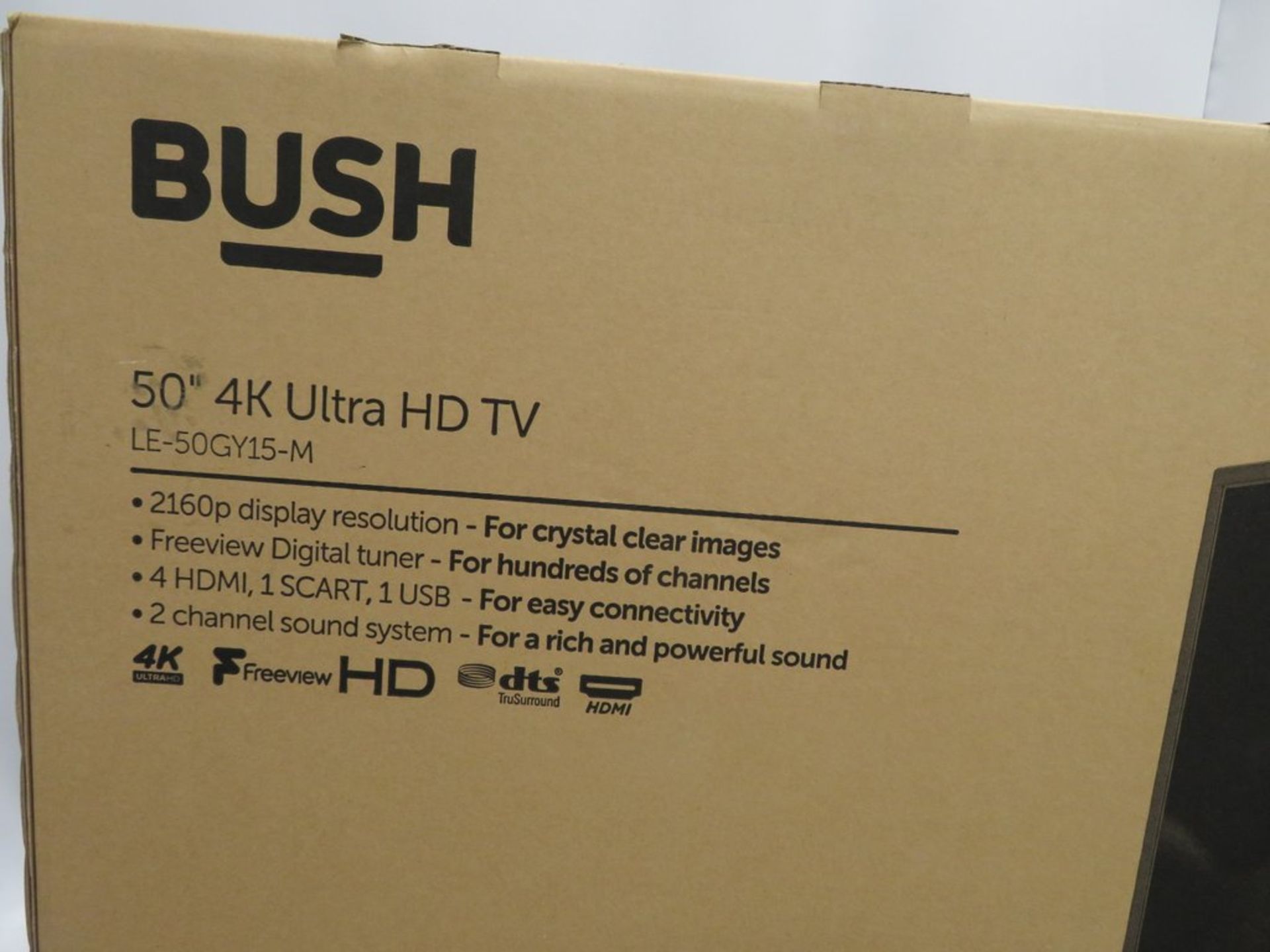 Bush 50" 4K Ultra HD LED Television. Model: LE/50GY15/M. - Image 16 of 16