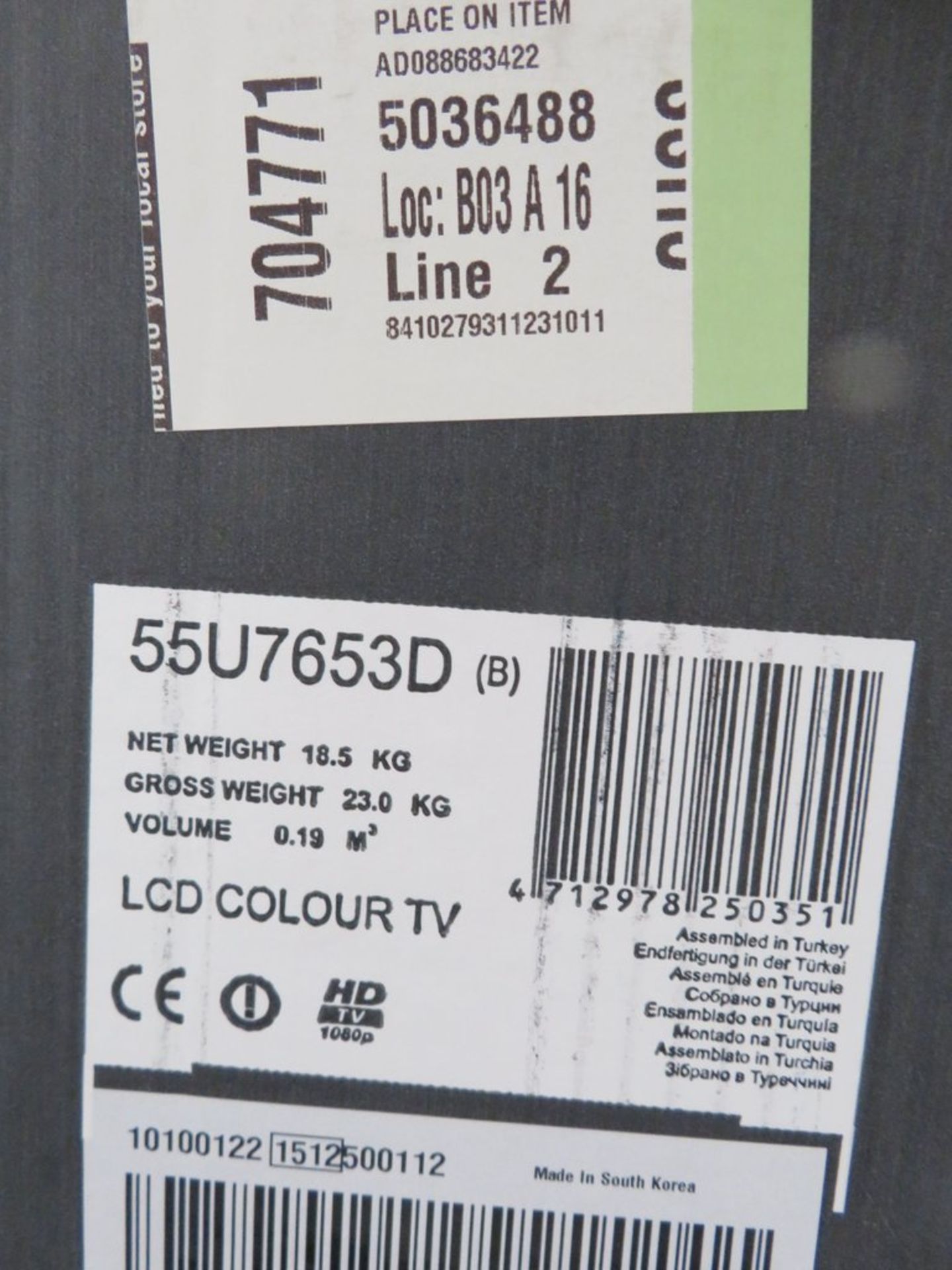 Toshiba 55" Ultra HD LED Smart Television. Model: 55U7653DB. - Image 15 of 15