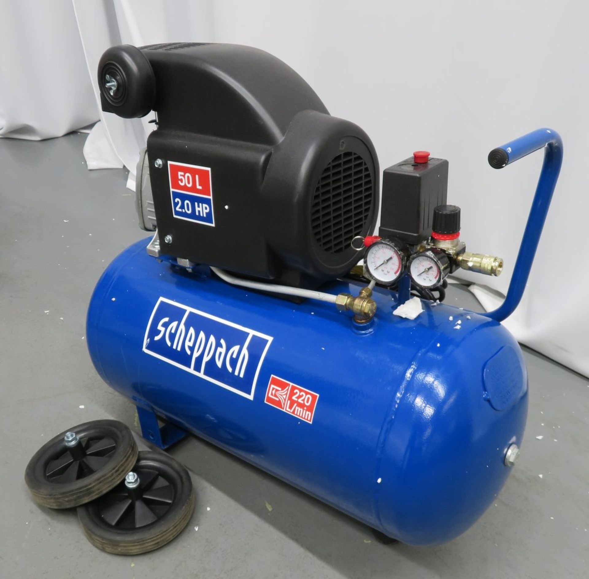 Scheppach 50 Litre Electrical Air Compressor. Model: HC54. 230V - Image 2 of 12