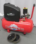 Clarke 7cfm 50Litre 2HP Oil Free Air Compressor. Model: Ranger 6/500. 230v.