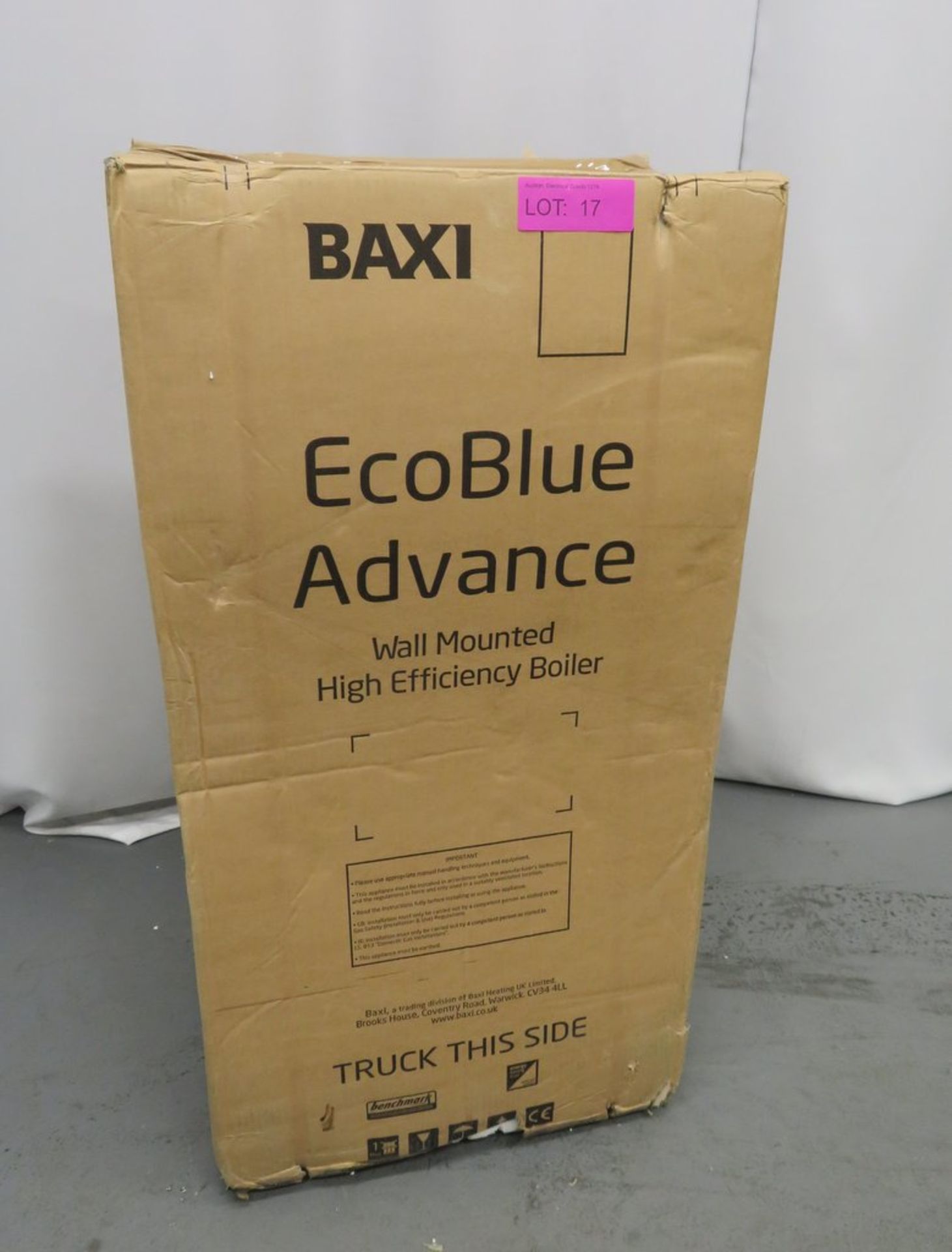 Baxi 40kw Eco Blue Advance Wall Mounted High Efficiency Boiler. Model: Advance 40 Combi. - Image 12 of 19