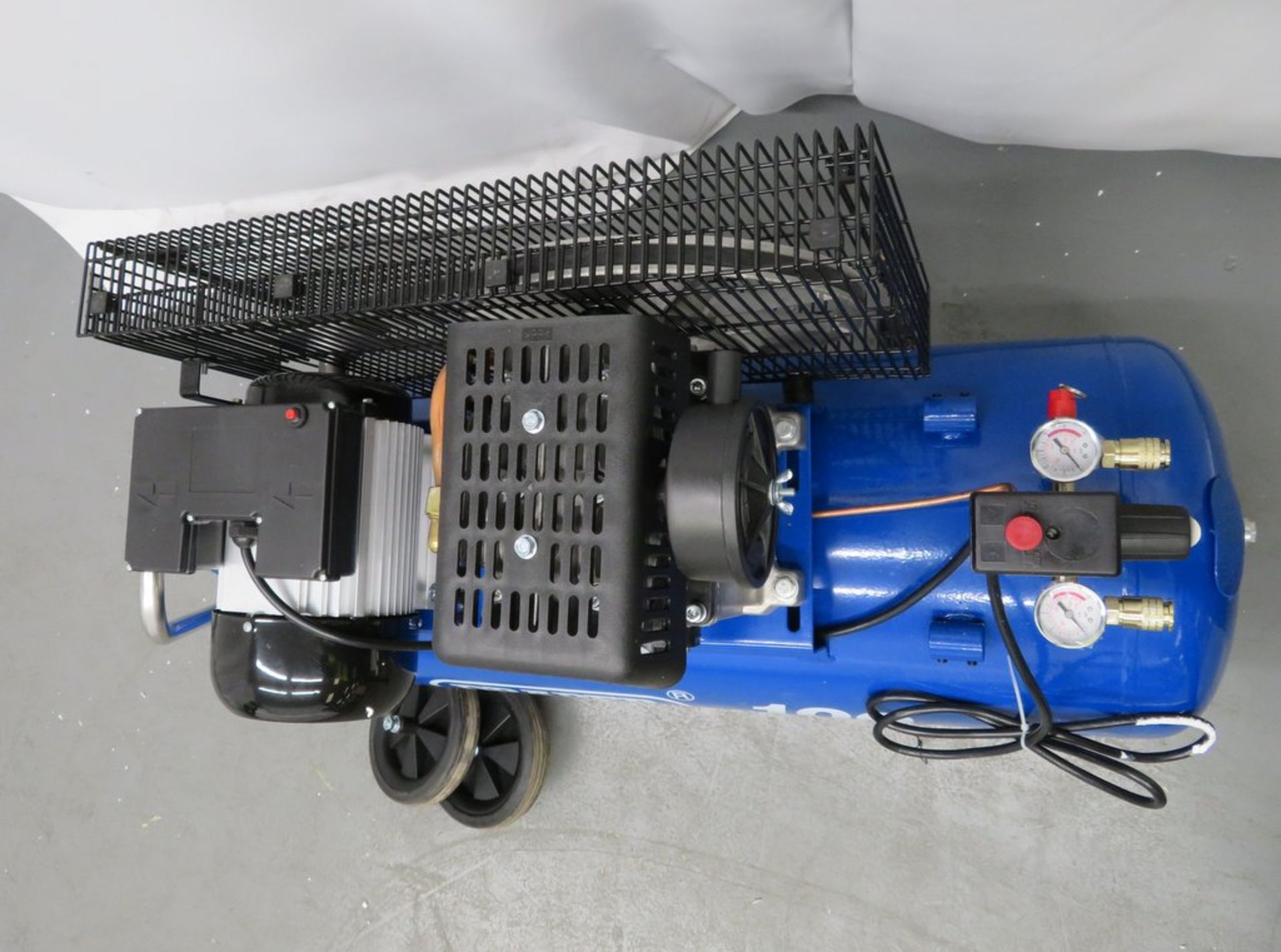 Draper 100 Litre Air Compressor, 3HP Belt Driven. Model: DA100/330 31254. - Image 9 of 12