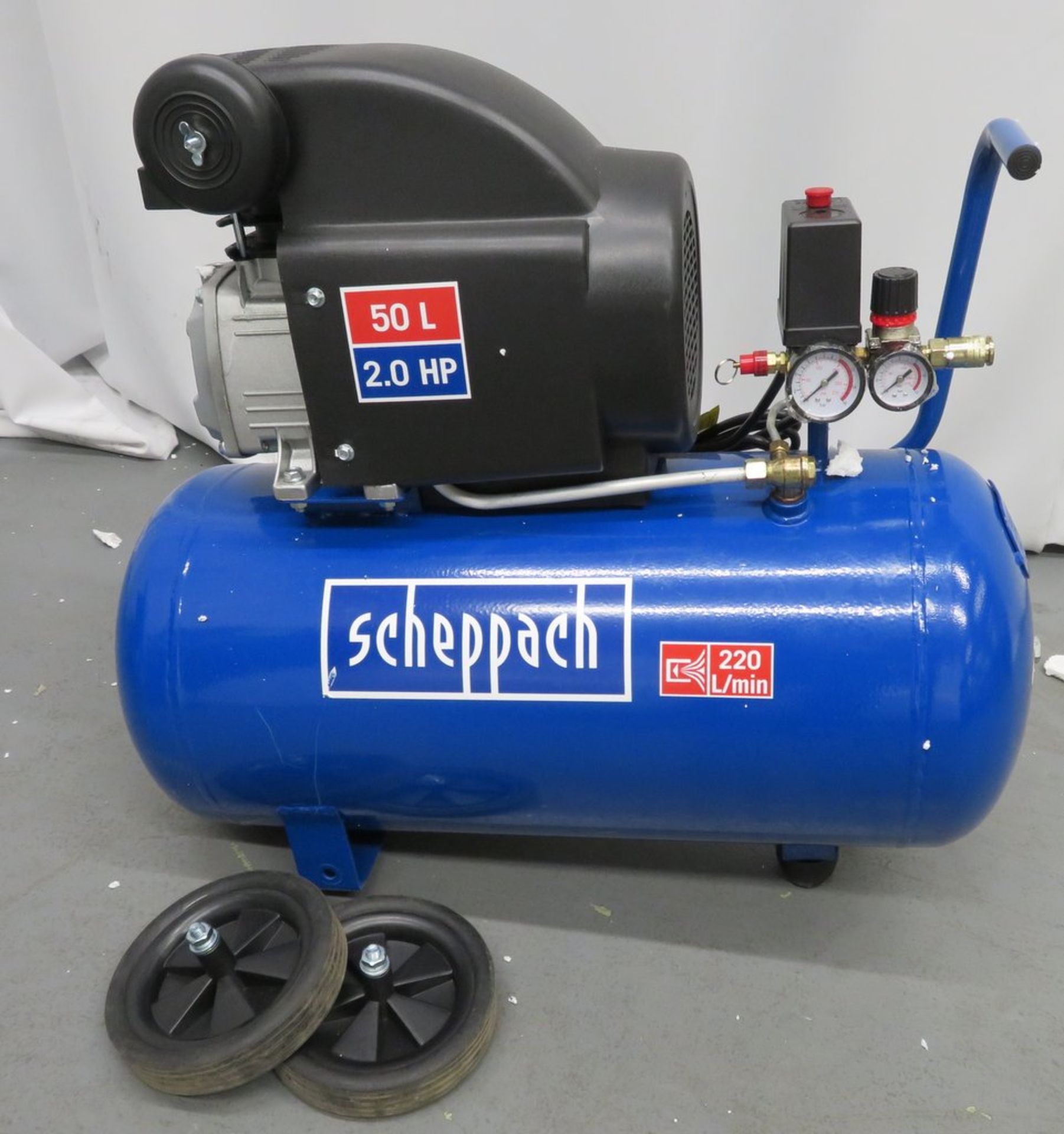 Scheppach 50 Litre Electrical Air Compressor. Model: HC54. 230V