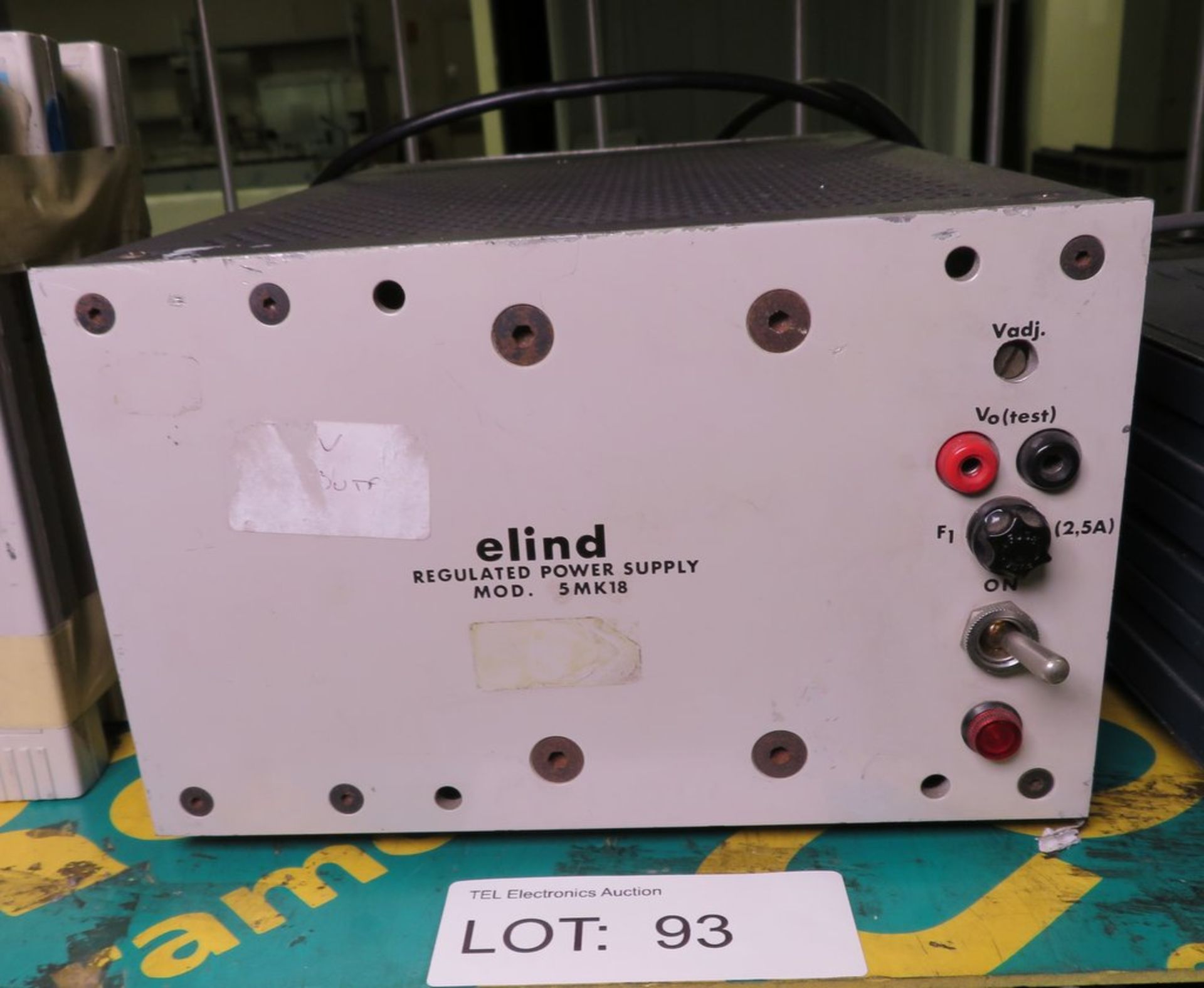 Elind Regulated Power Supply model - 5MK18