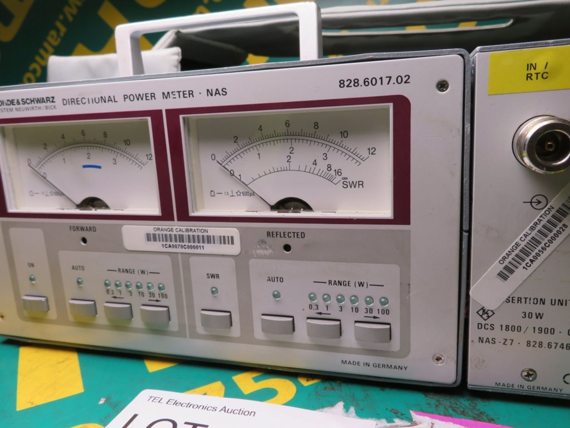 Rohde & Schwartz Directional Power Meter NAS 828.6017.02 - Image 2 of 2